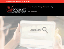 Tablet Screenshot of professionalresumewriters.net